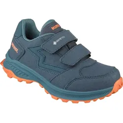 Meindl Otago Junior GTX Kinder – wasserdichter Outdoorschuh petrol / orange G...