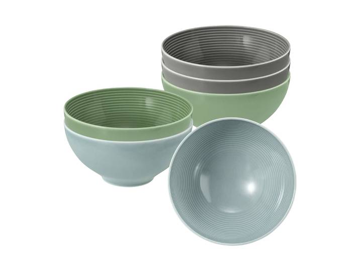 Schale SELTMANN WEIDEN Müslischalen Beat Color Glaze ø 15,7 cm 6er Set bunt , bunt, Schüsseln, Schale