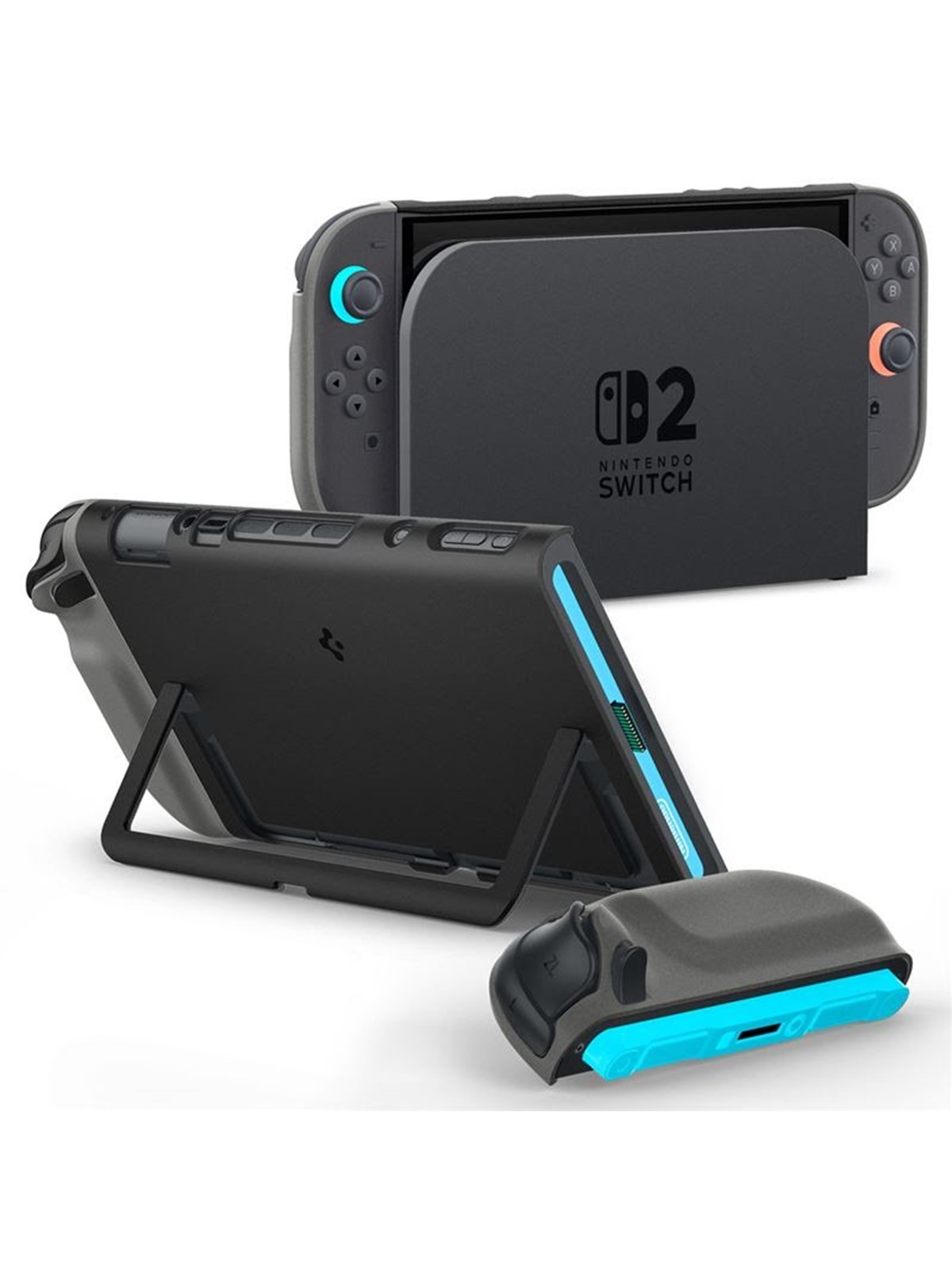 Spigen Nano Pop - black sesame - Nintendo Switch 2 - Miscellaneous Zubehör für Spielkonsole - Nintendo Switch 2