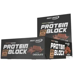 Best Body Nutrition - Protein Block Karton mit 15 x 90gSchoko