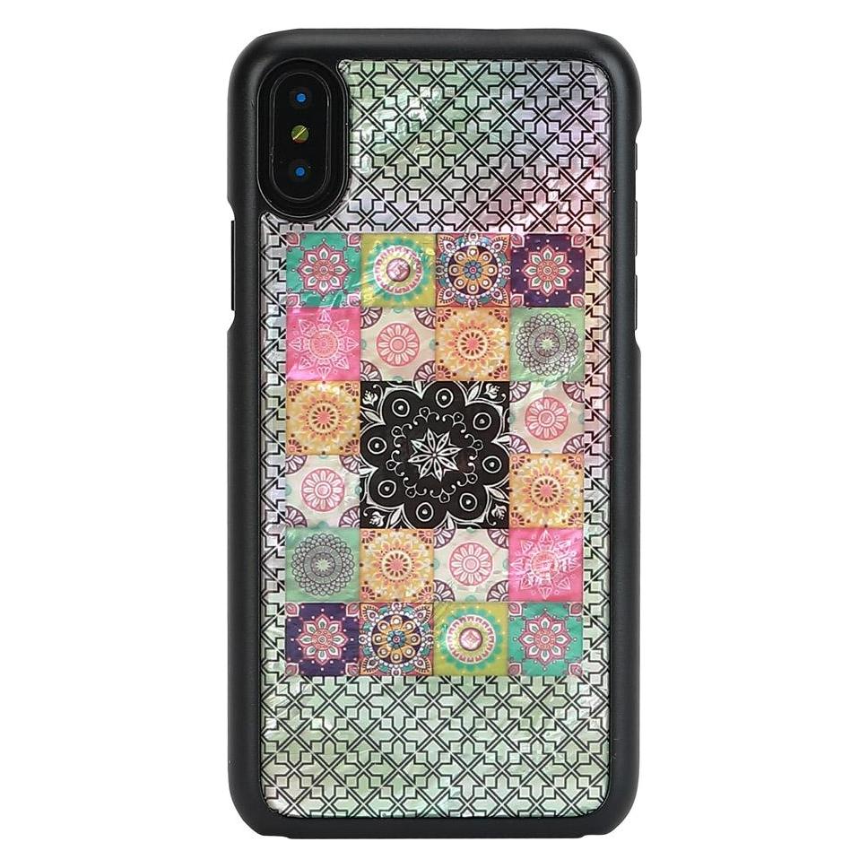 Ikins SmartPhone case iPhone XS/S flower garden black (Apple iPhone XS) (1000000505)