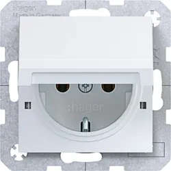 Hager Std. SCHUKO KLD arret. SK WAS1112WM