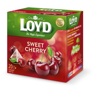 Loyd Tee The Magic Experience Sweet Cherry, Früchtetee, 40 g, 20 Pyramidenbeutel