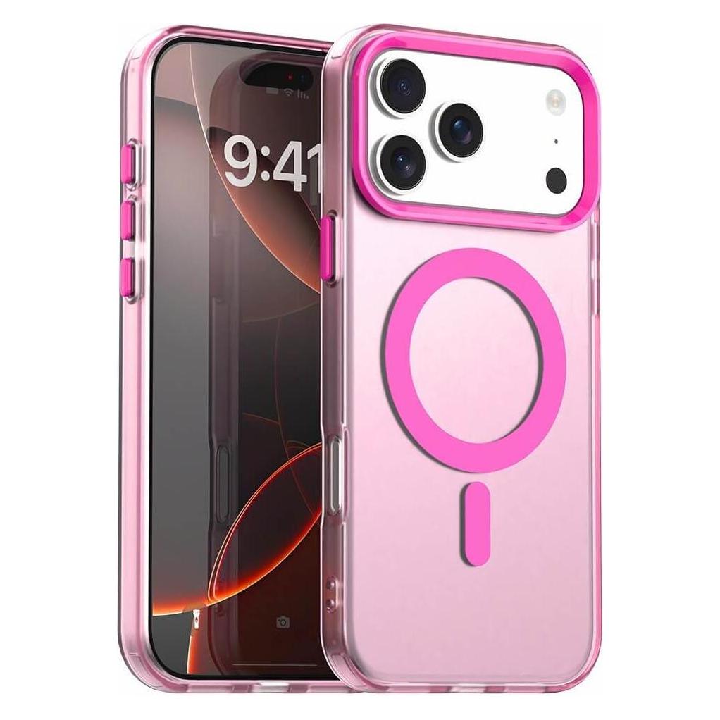 Cover-Discount iPhone 18 Pro Max / iPhone 17 Pro Max - Acryl-Handyhülle mit Magnet und Farbakzent (Apple iPhone 17 Pro Max, Apple iPhone 18 Pro Max) (78060581)