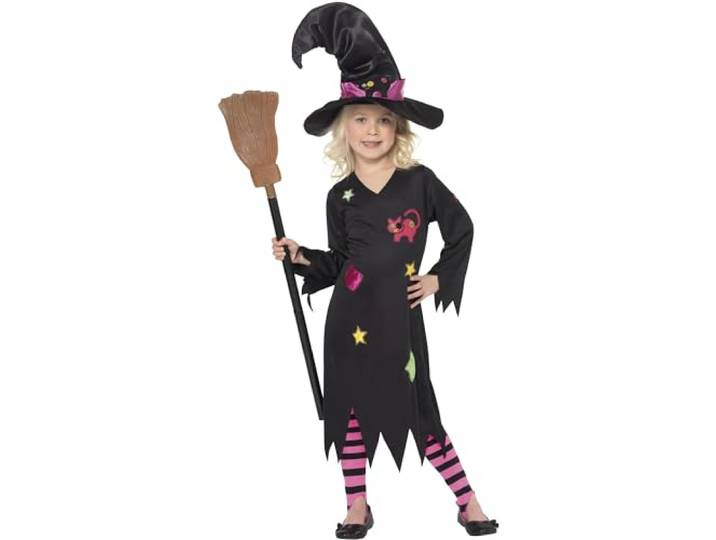 Smiffys Cinder Witch Costume, Black