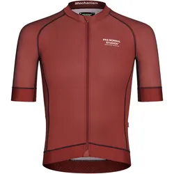 Pas Normal Studios Mechanism Jersey (2026) Kurzarm Fahrradtrikot Herren - maroon - M