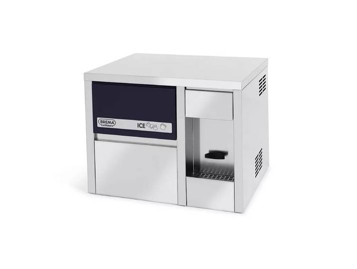 Machine À Glaçons Pleins 21 Kg/24h Réserve 4kg Avec Distributeur D'Eau - Brema
