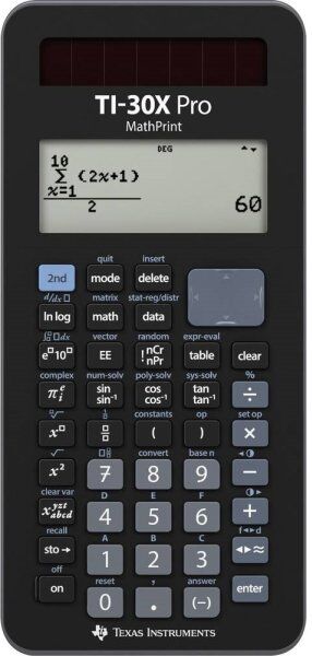 Texas Instruments Texas Ti30x Pro Mathprint Regnemaskine