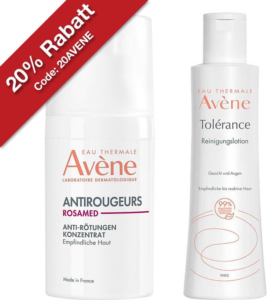 Avene Tolérance Reinigungslotion + Antirougeurs Antirötungen Konz.