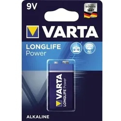 Varta Batterie Longlife Power 04922121411 E-Block 9V 580mAh