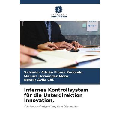 Internes Kontrollsystem für die Unterdirektion Innovation,, Taschenbuch von Salvador Adrián Flores Redondo,Manuel Hernández Meza,Nestor Ávila Chi.,