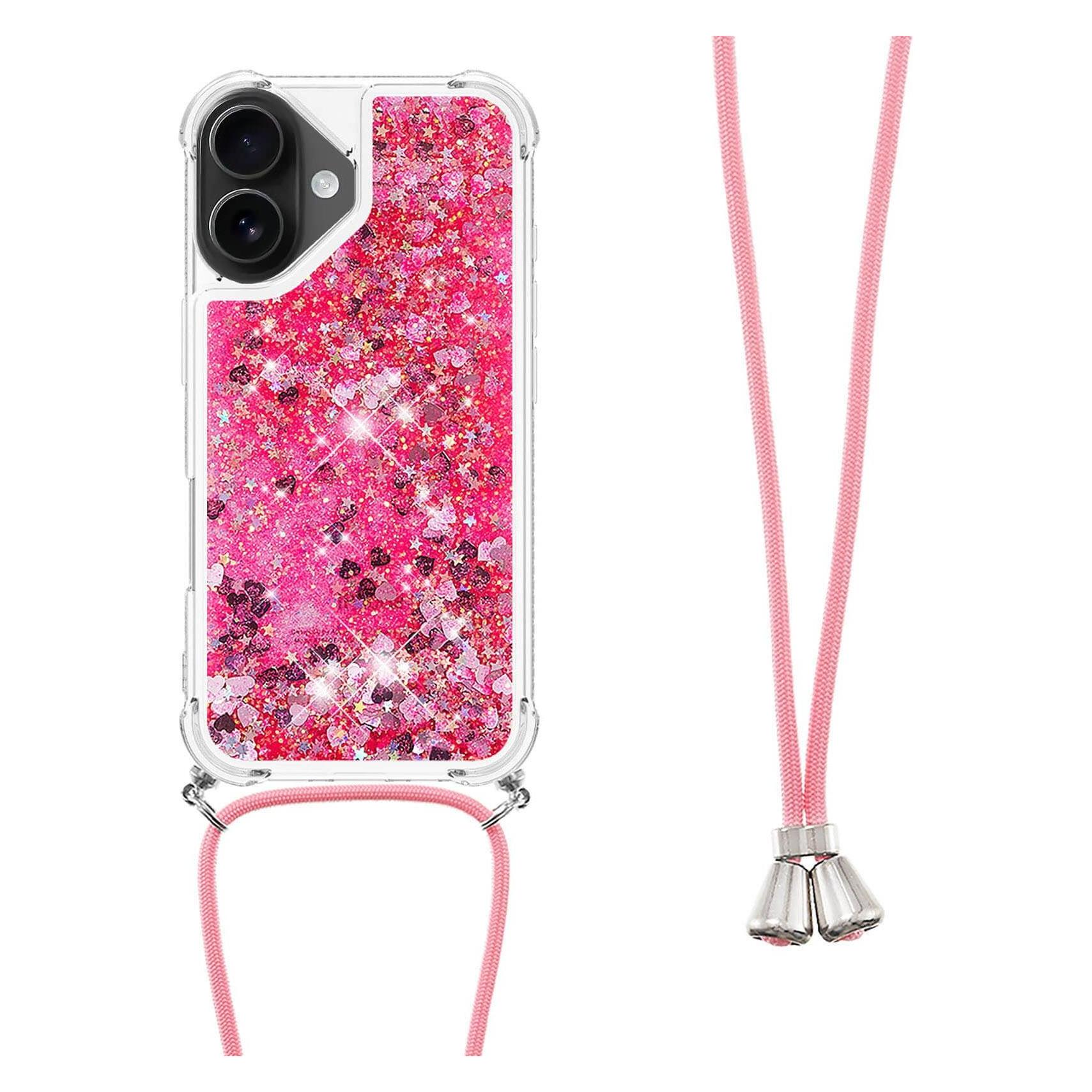 Cover-Discount iPhone 17 - Glitzer Hülle mit Kordel (Apple iPhone 17) (62883831)