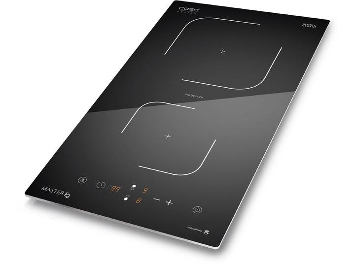 CASO Doppel-Induktionskochplatte 3041 CASO Master E 2 , schwarz, B:29cm H:6cm T:52cm, Kochplatten, Doppel-Induktionskochplatte