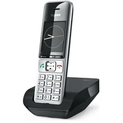 Gigaset Comfort 500 (CH-Version), Telefon, Schwarz, Silber