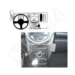 BRODIT ProClip 854662 Halter - Mini Cooper Country Man 2010-2011 KFZ-Halterung