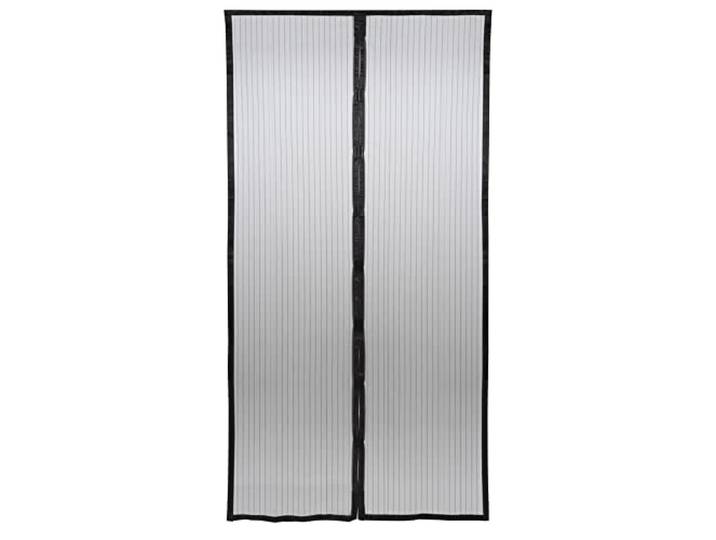 GARDINIA Insektenschutz für Balkontür und Terrassentür, Wetterfest und UV-beständig, Schnell und einfach montierbar mit selbstklebendem Klettband, Fliegengitter mit Magnet, 110 x 220 cm, Schwarz