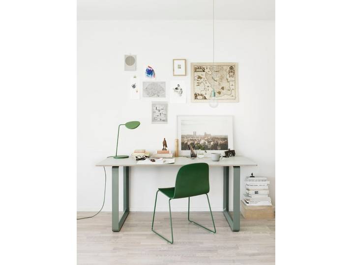 Leaf Tischleuchte Grey - Muuto - Wohnzimmer - Aluminium