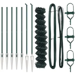 vidaXL, Gartenzaun, Garanin (Stachelankerfixierung)