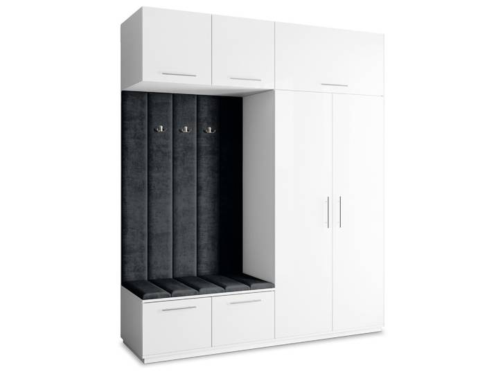 GARDEROBENSCHRANK REMA 200/240/60 cm Modern Weiß