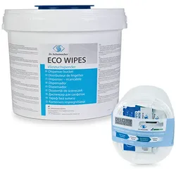 Dr. Schumacher | Eco Wipes Mehrweg-Vliestuchspendersystem | 6 Spendereimer unbefüllt