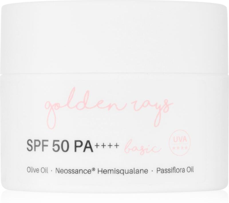 Nacomi Next Level Golden Rays Hydrating Day Cream SPF 50 holiday 50 ml