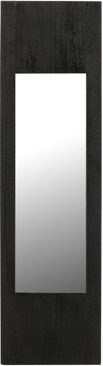 J-Line spiegel zwart hout small