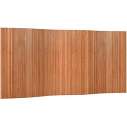 vidaXL Paravent Braun 165x400 cm Bambus