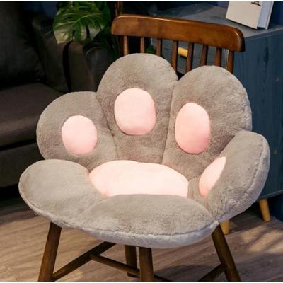 Retailers Go Giant Cat Paw Floor Cushion Chair,Soft Plush Stuffed Butt Pad For Kawaii Home Decor, Office Napping, And Lounge Seating 70x60cm gray