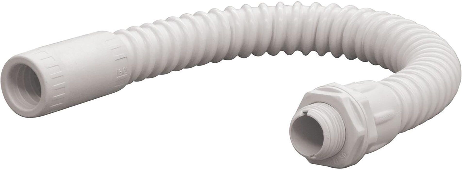Tecnomat CURVA FLESSIBILE TUBO-SCATOLA ELETTROCANALI Ø 20 mm IP65 CONFEZIONE 1 PEZZO