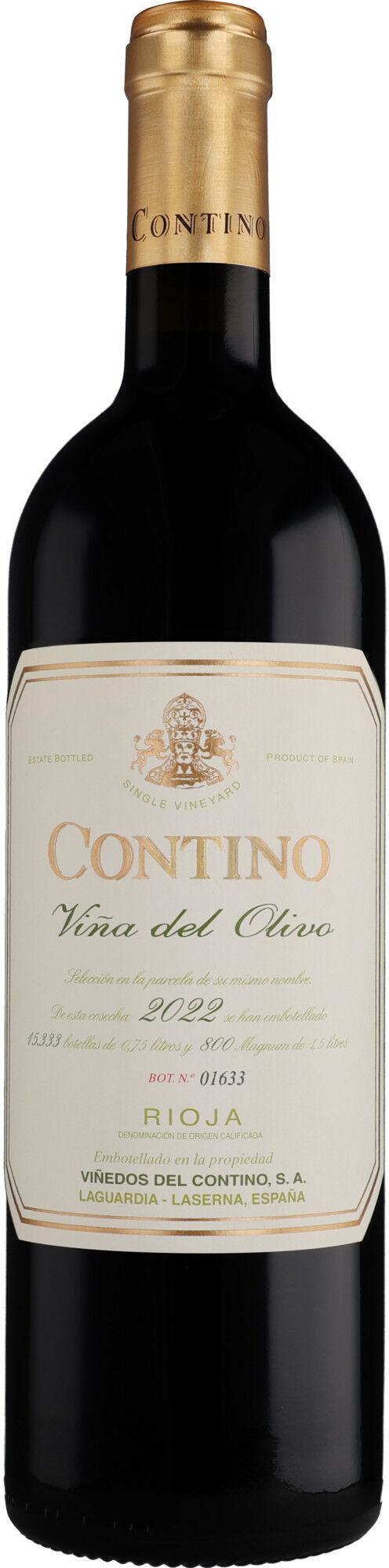 C.V.N.E. - Viñedos de Contino Contino »Viña del Olivo« 2022 13.5% Vol. Rotwein Trocken aus Spanien