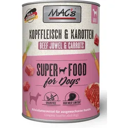 MAC ́s DOG Kopffleisch & Karotte 6x400 g