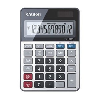 Canon Tischrechner LS-122 TS, Solar-/ Batteriebetrieb