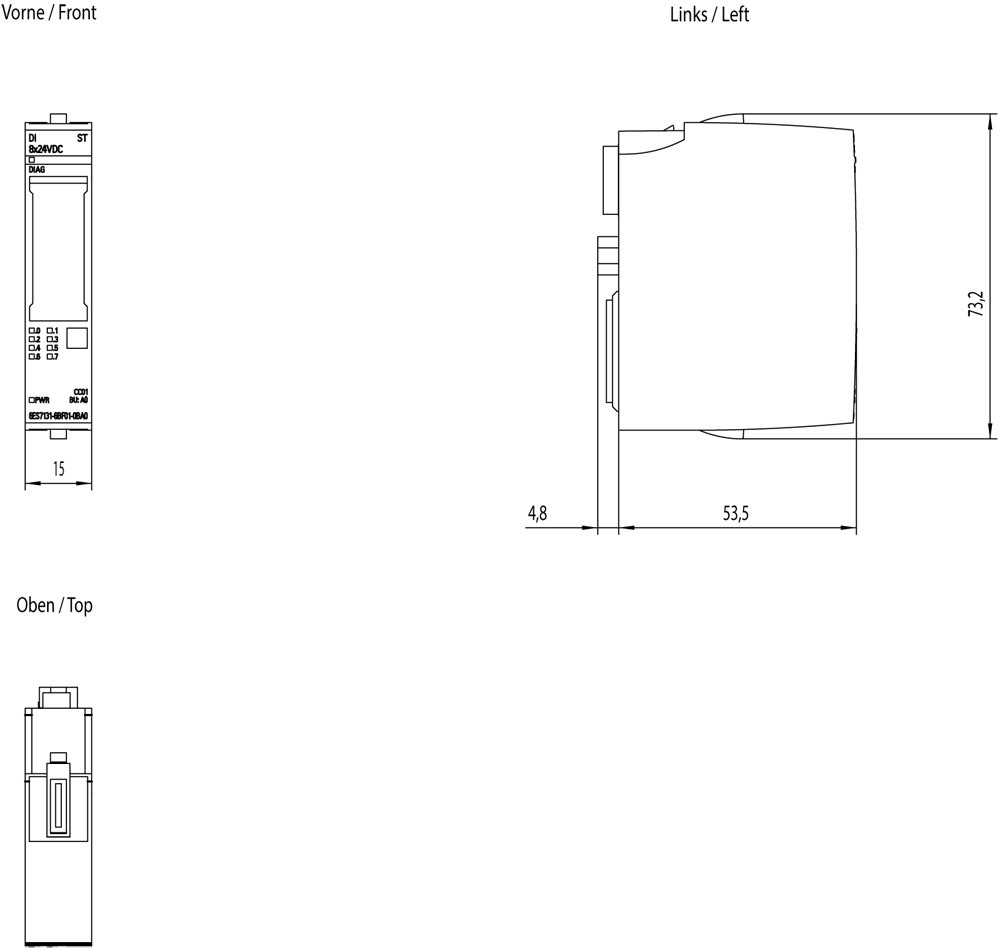 Siemens SIMATIC ET 6ES7131-6BF01-2BA0