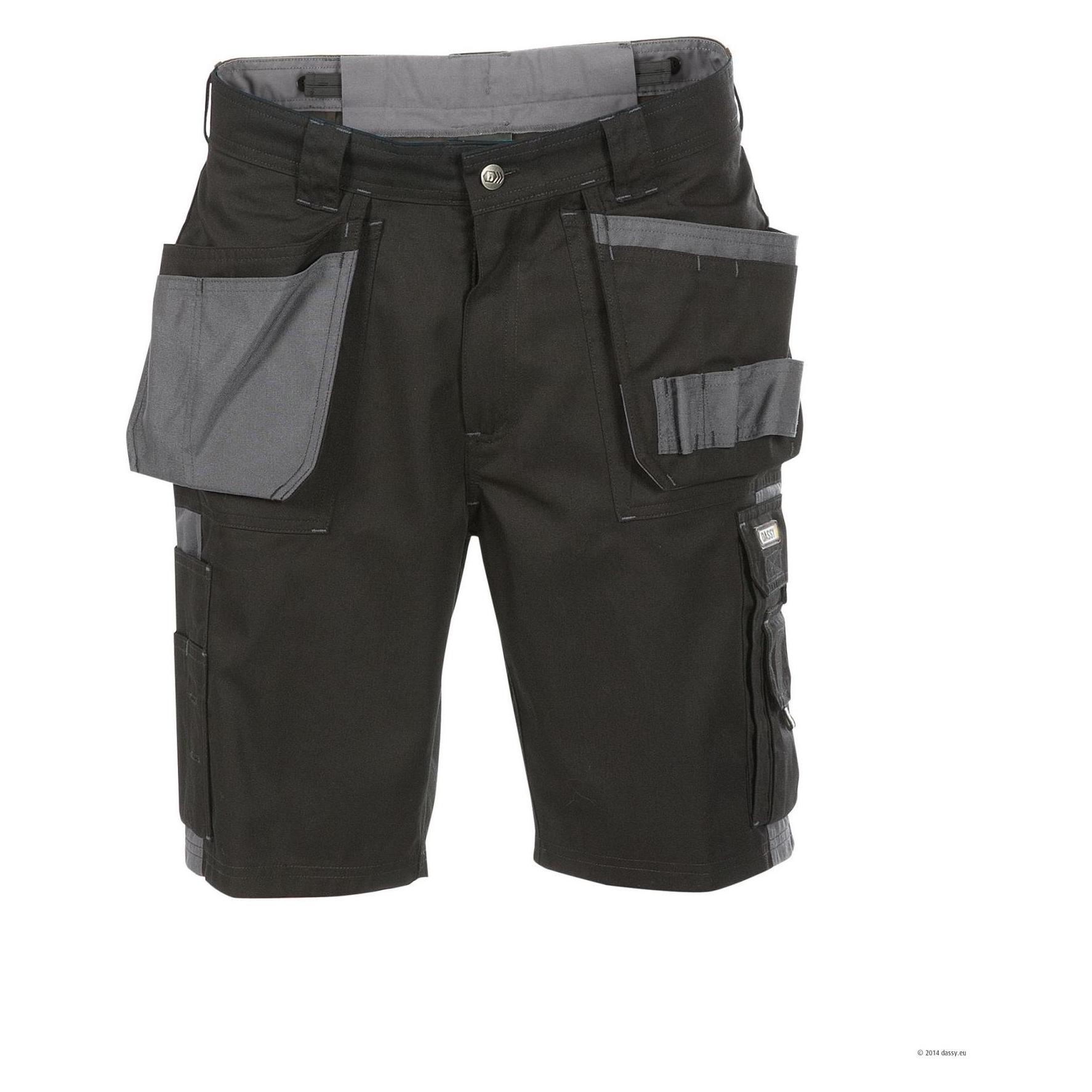 Dassy Arbeitsshorts Monza schwarz/zementgrau Gr. 64 (64) (34447473)
