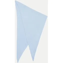 Gestricktes Dreieckstuch Blau