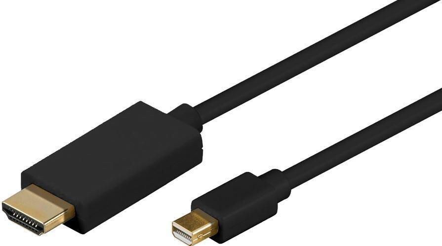 MicroConnect Mini DisplayPort to HDMI Cable, 1080p, 5m, Black