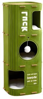 Fusion Finds Multi Level Cat Tree With Cat Condo & Cat Scratching Post For Indoor Cats 2 green
