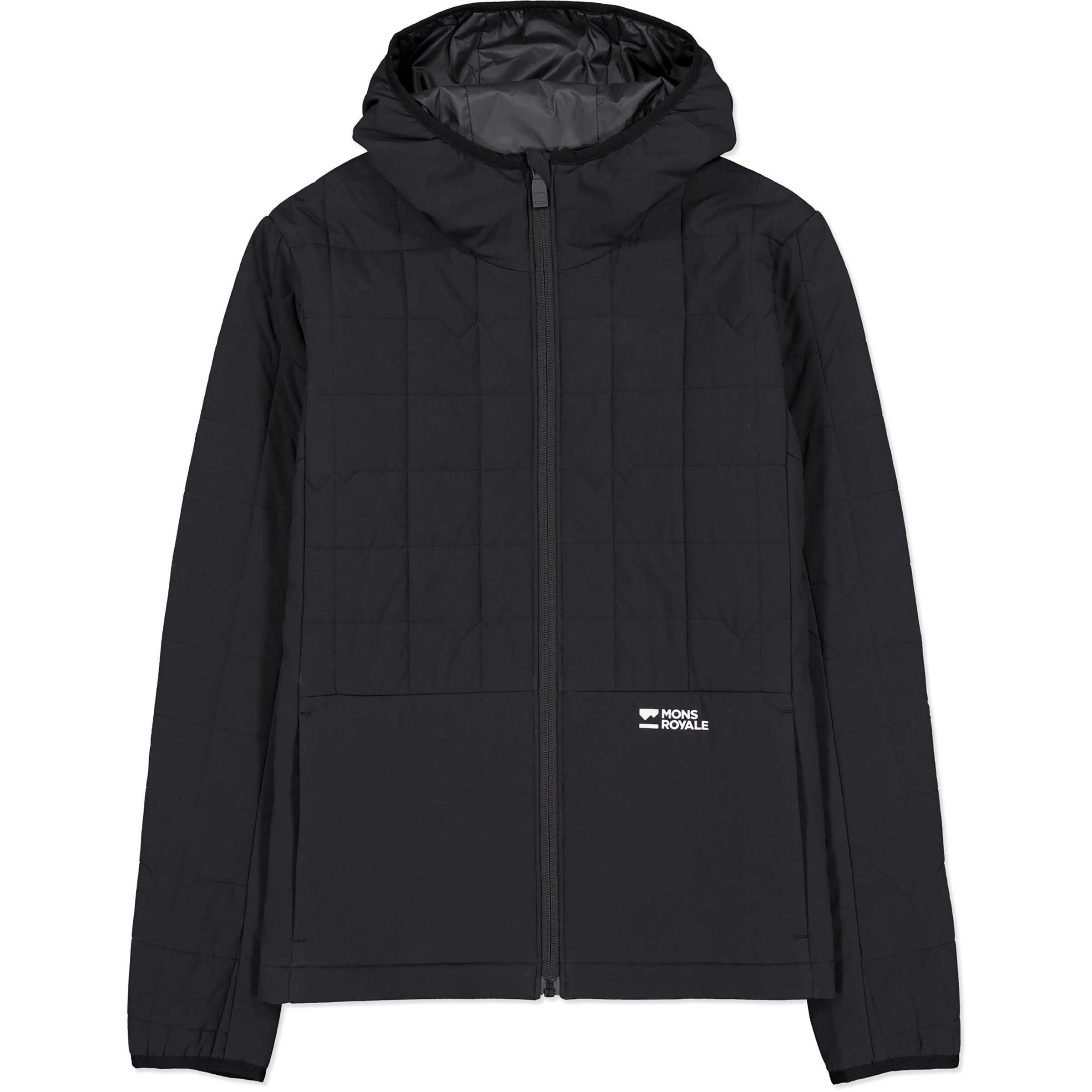 Mons Royale Canyon Merino Damen Isolationsjacke schwarz Größe S Bergsteigen | Skitour Windabweisend Wasserabweisend