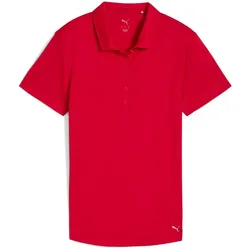 Puma, Damen, Sportshirt, W Pure 2.0 SS Polo (XS), Rot, XS