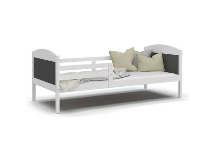Lit Enfant Mati 90x190 Blanc - gris