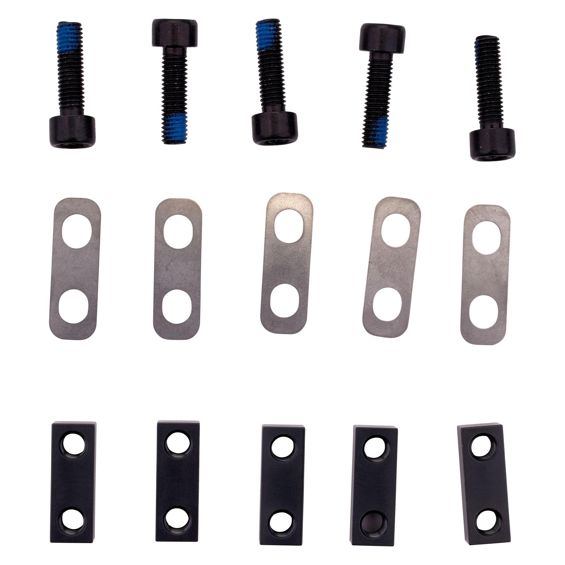 Fox Kit: 40/Marzocchi 58 Lower Leg Axle Pinch Bolt Parts(5 Each: Fasteners, shims/pinch bars) FK (58891578)