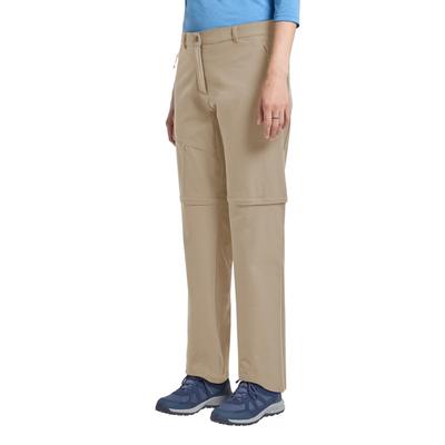 Zip-off-Hose JACK WOLFSKIN "PICO TRAIL ZIP OFF PANTS W", Damen, Gr. 34, hazelwood, Obermaterial: 100% POLYESTER. Futter: 100% POLYESTER, Hosen, Zip-Off Trekkinghose, strapazierfähig, atmungsaktiv