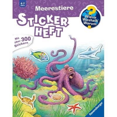 Wieso? Weshalb? Warum? Stickerheft - Meerestiere, Taschenbuch von , Ravensburger Verlag GmbH, 978-3-473-60098-4