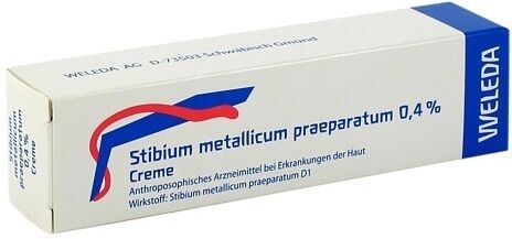Stibium Met. Praeparatum 0,4% Creme