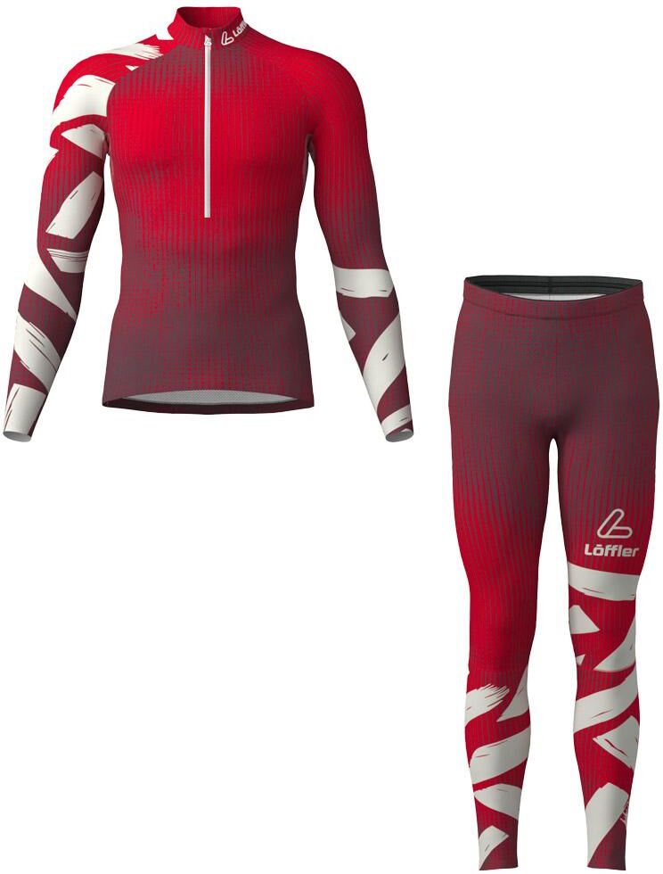 Loffler  - Racesuite Pro 26 Red - 50 - Combinaison Nordique Intégrale