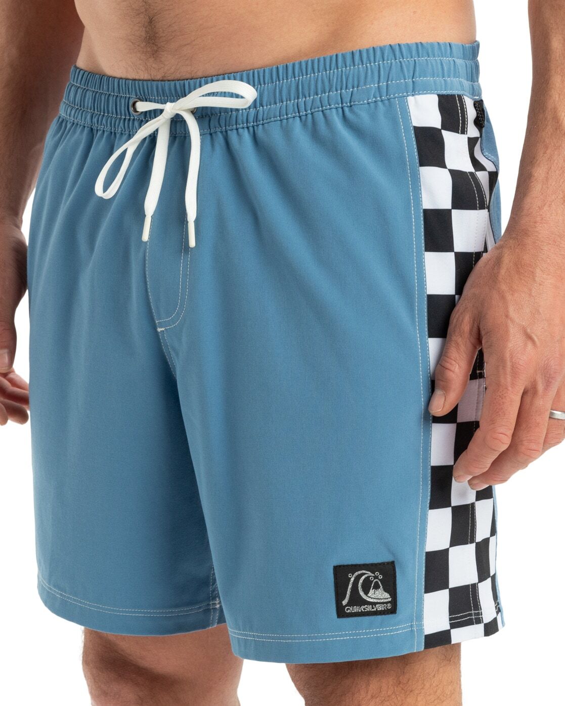 Boardshorts QUIKSILVER "Original Arch Volley 17", Herren, Gr. XL, Normalgrössen, blau (coronet blau), Obermaterial: 92% Polyester, 8% Elasthan., Hosen Boardshorts coronet blau XL, Normalgrössen