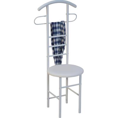 Herrendiener INOSIGN "TOPSELLER", weiß (weiß, weiß), B:53cm H:118cm T:47cm, MDF, Metall, Herrendiener, Gesamthöhe: 118 cm, Sitzhöhe: 48 cm