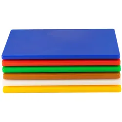 GVK ECO GN 1/1 Profi Schneidebrett Komplettset HACCP Konzept Blau, Rot, Grün, Braun, Weiß,  Gelb