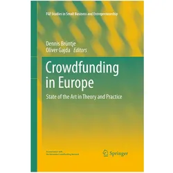Crowdfunding in Europe, Fachbücher von Dennis Brüntje, Oliver Gajda
