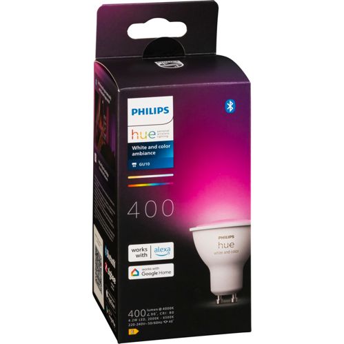 Philips Hue LED Lampe GU10 400lm White Color Amb.